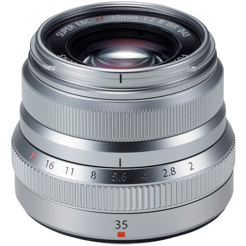 Fujifilm XF35mm f/2 R WR Lens | Silver