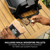 Ninja Woodfire Electric BBQ Grill & Smoker - OG701UK