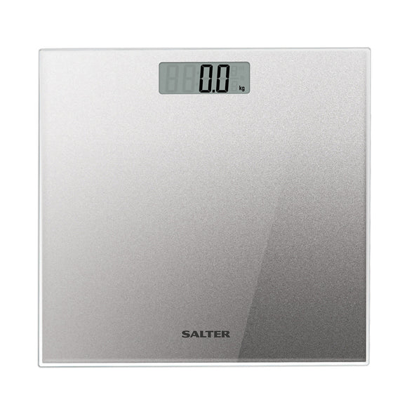 Salter Silver Glitter Electronic Personal Bathroom Scale - 9037 SVGL3RCEU16