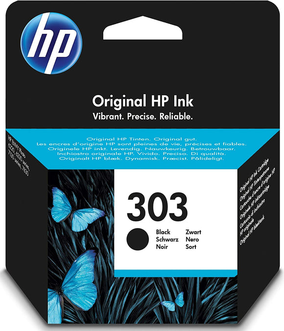 HP 303 Original Ink Cartridge | Black - T6N02AE