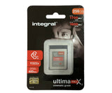 Integral INCFE256G1700/1600/S400 256GB ULTIMAPRO X2 CFEXPRESS Cinematic Type B 2.0 Card