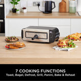 Ninja Foodi 3-in-1 Toaster, Grill & Panini Press | Black - ST200UK