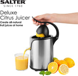 Salter 1000W Deluxe Citrus Juicer | Stainless Steel