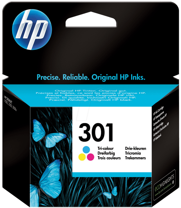 HP 301 Original Ink Cartridge | Tri-Color - CH562EE