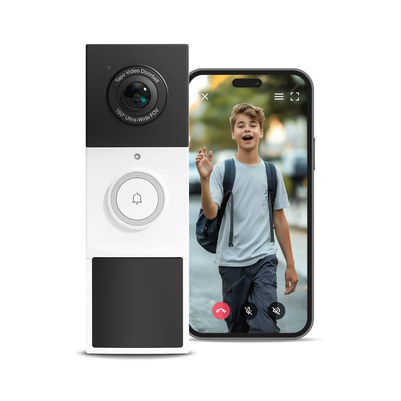 tp-link Tapo TD21 Smart Battery Video Doorbell + Chime Included