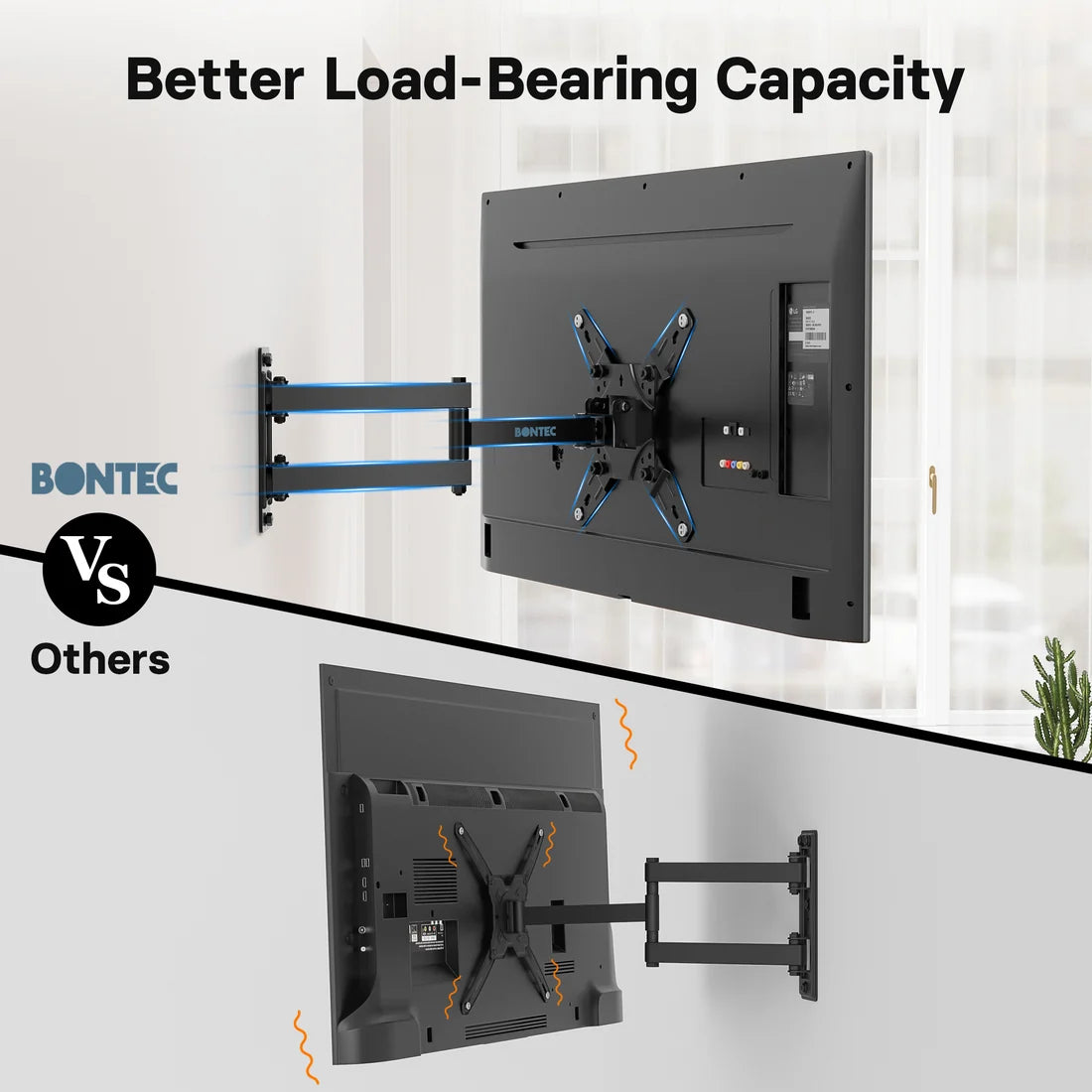 BONTEC Full Motion TV Wall Bracket for 13-42" TVs - CT129