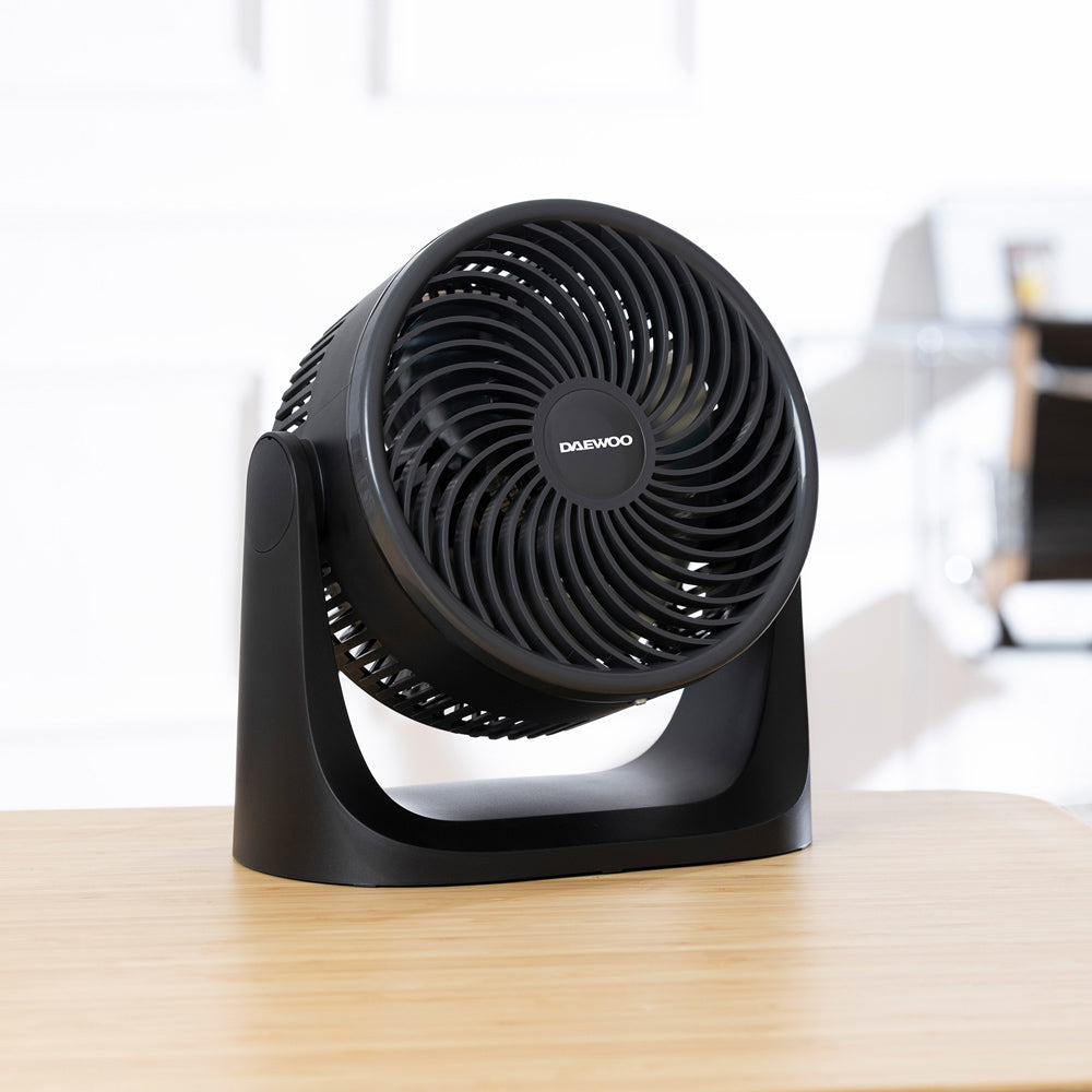 Daewoo Quiet Adjustable Desktop Air Circulator Fan - COL1679GE