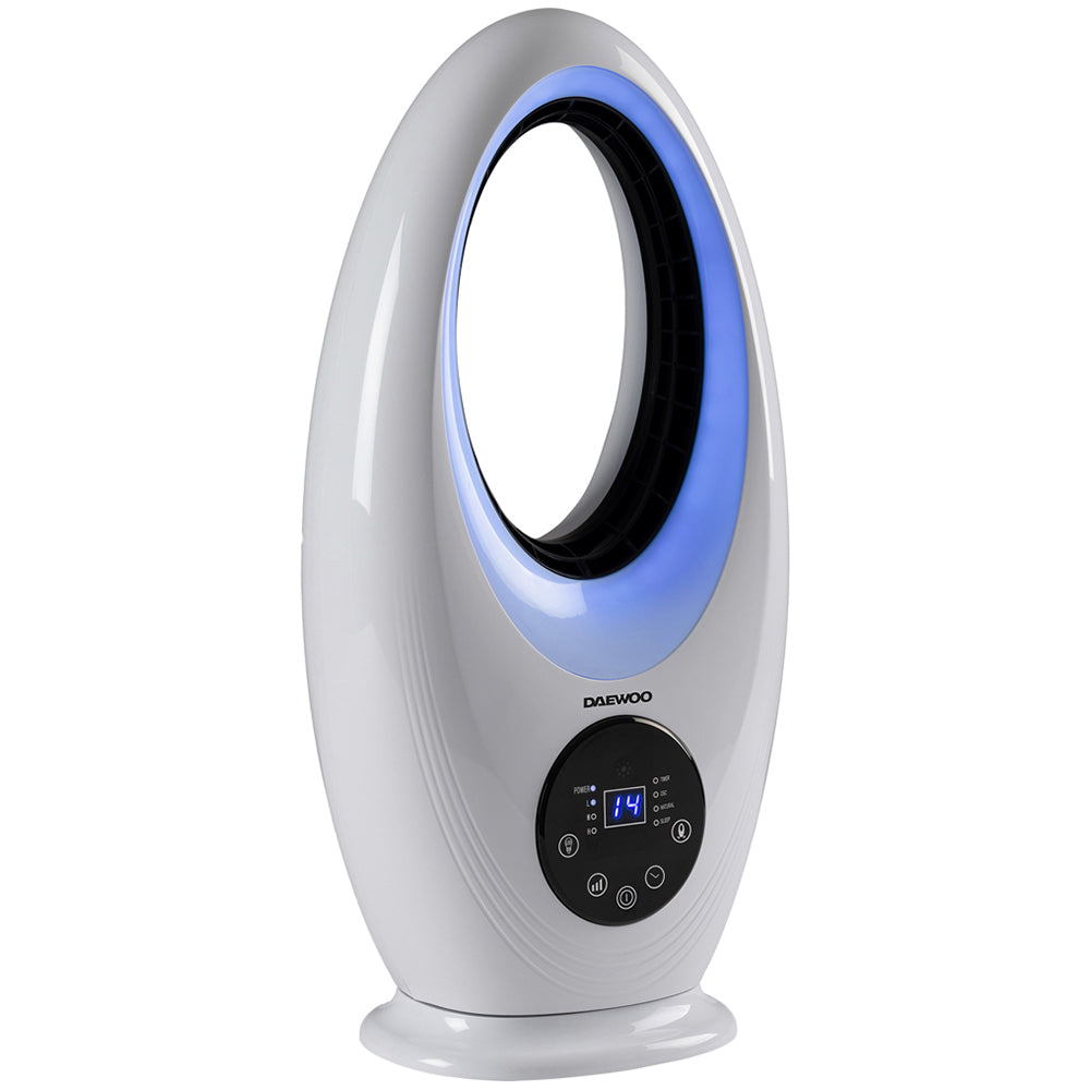 Daewoo Quiet Bladeless Desktop Fan with USB - COL1639GE