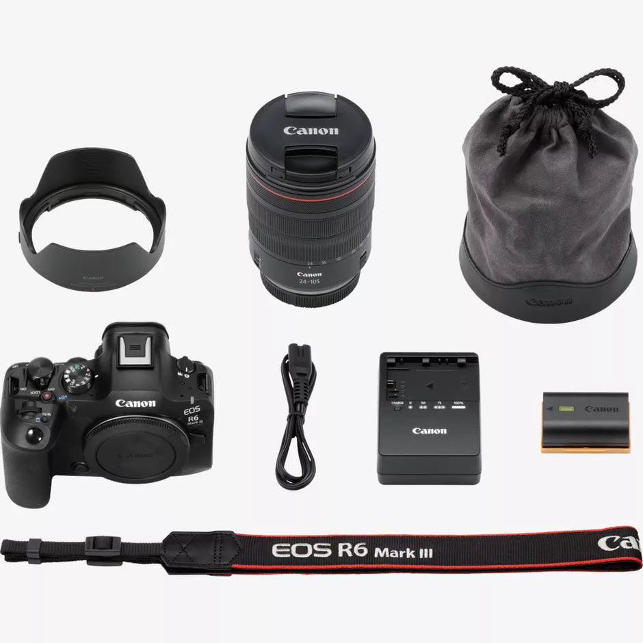 Canon EOS R6 Mark III V5 + RF 24-105mm F4 L IS USM lens