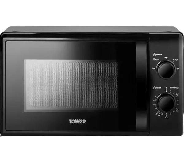 Tower 20L Manual Microwave Oven with 5 Power Levels - T24034