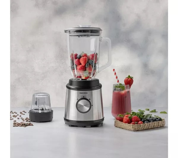 Daewoo 800W Stainless Steel Jug Blender and Grinder
