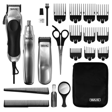 Wahl Deluxe Chrome Pro Mains Clipper Set | WM80103-801