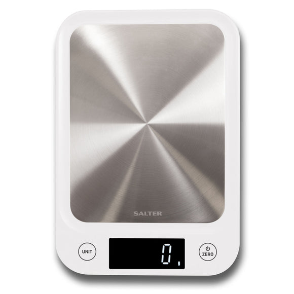 Salter 5kg Digital Kitchen Scale - White | 1105SSWHDREU16