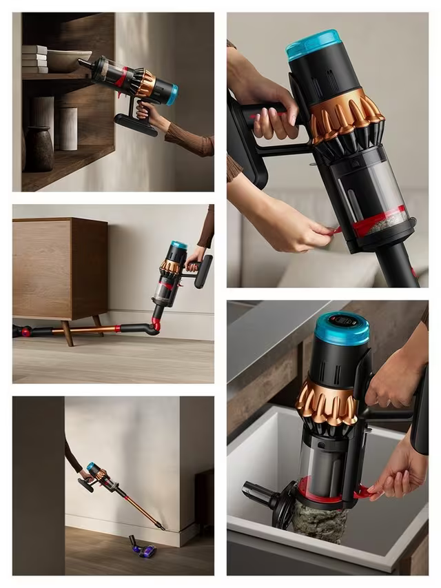 Dyson V16 Piston Animal Cordless Vacuum Cleaner - Black/ Copper