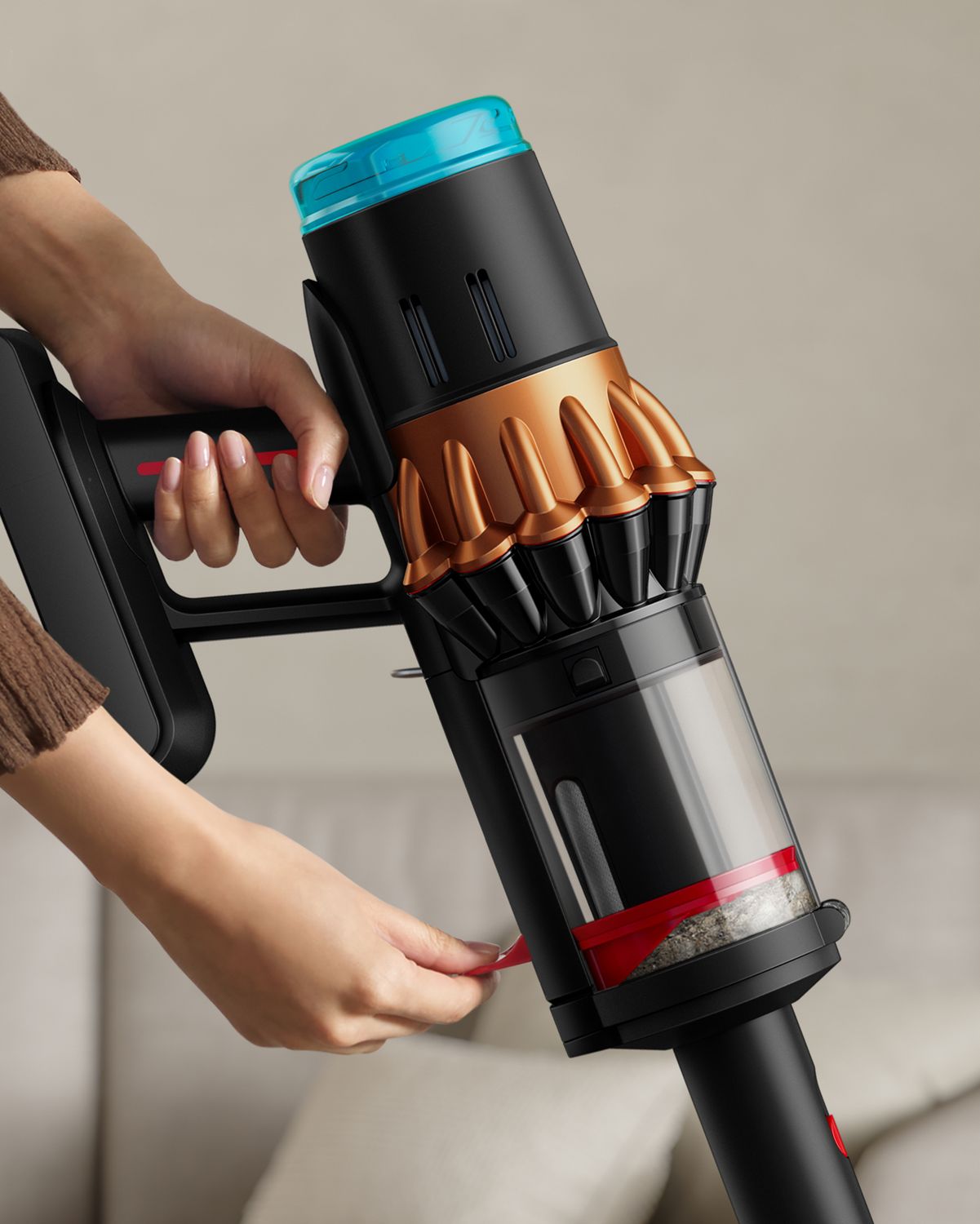 Dyson V16 Piston Animal Submarine Wet & Dry Vacuum Cleaner - Black/Copper