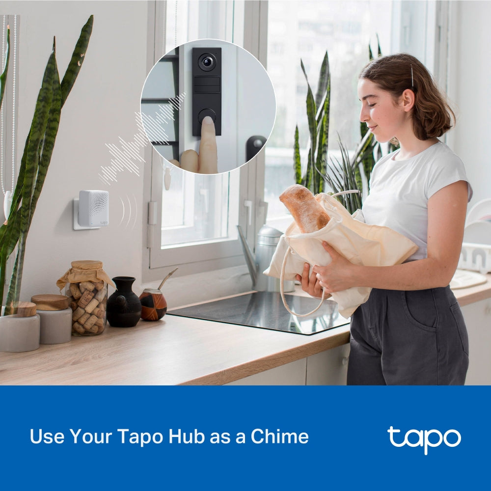 TP-LINK Tapo 2K 3MP Battery Video Doorbell - D205