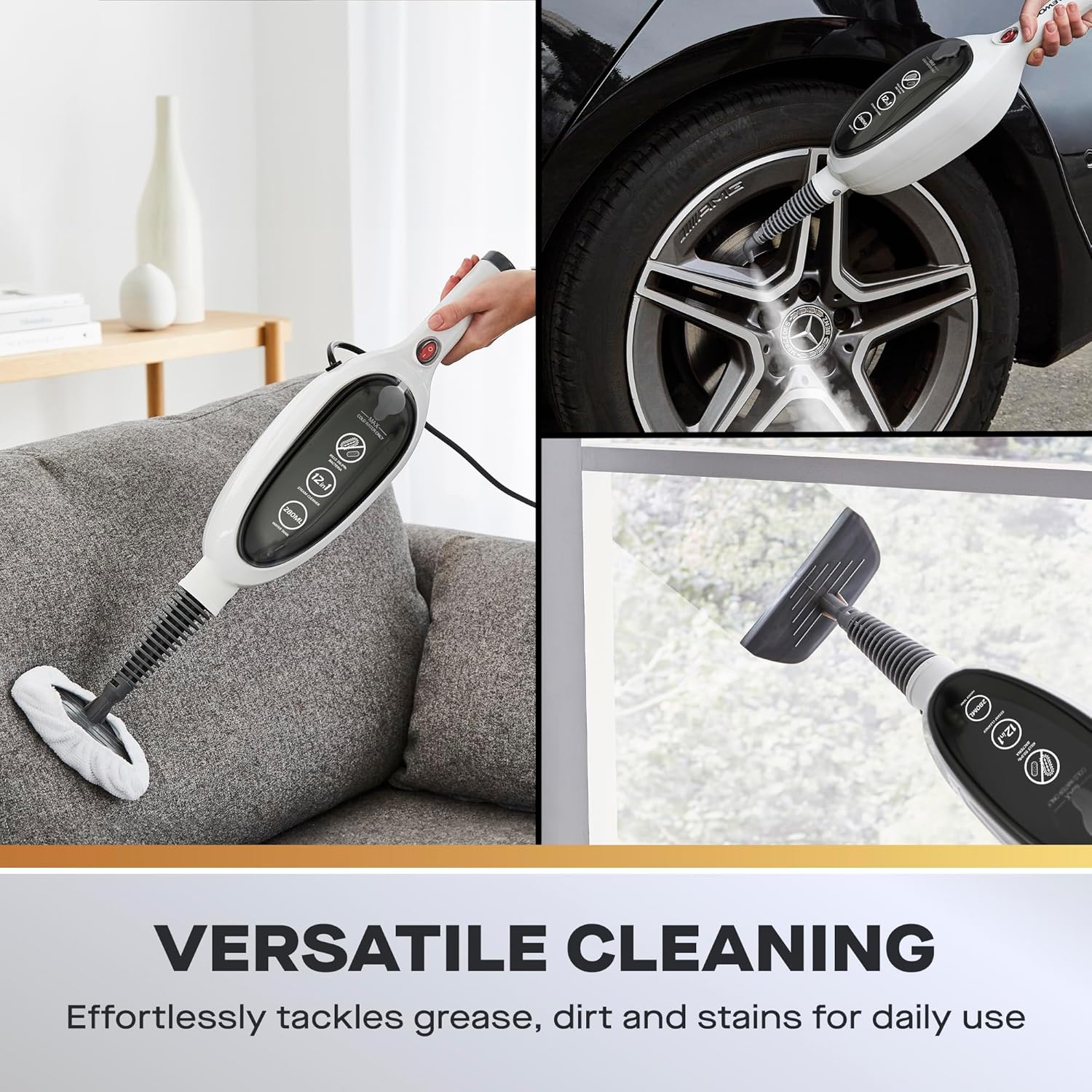 Daewoo 1300W 12 In 1 Multi-Purpose Steam Mop