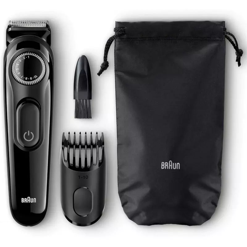 Braun Perfect Beard Trimmer, Black - BT3000