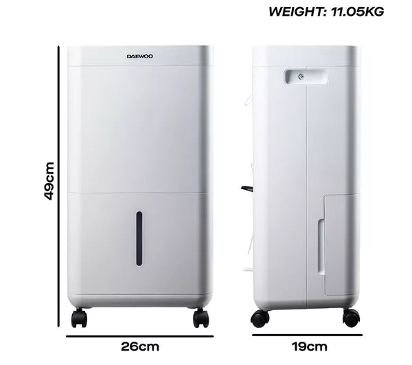 Daewoo 16L Dehumidifier With Air Purifier - COL1671GE