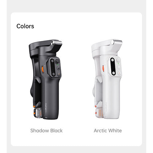 Hohem iSteady V3 AI Smartphone Gimbal with AI Tracker - White - HPG-V3-WTH