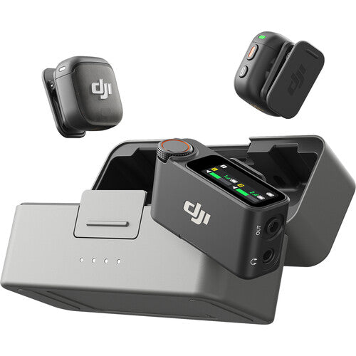 DJI Mic 3 (2 TX + 1 RX + Charging Case) Wireless Microphone Kit - Black