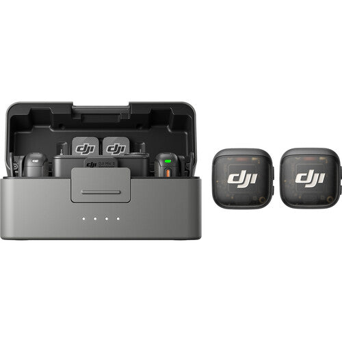 DJI Mic 3 (2 TX + 1 RX + Charging Case) Wireless Microphone Kit - Black