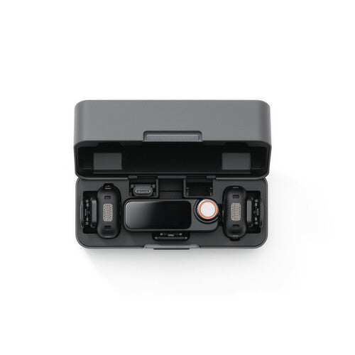 DJI Mic 3 (2 TX + 1 RX + Charging Case) Wireless Microphone Kit - Black