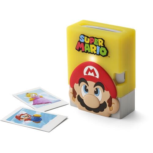 Fujifilm INSTAX MINI LINK 3 Smartphone Printer with Super Mario Case - Clay White