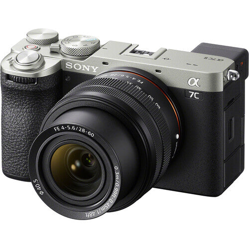 Sony a7C II Mirrorless Camera with 28-60mm Lens - Silver