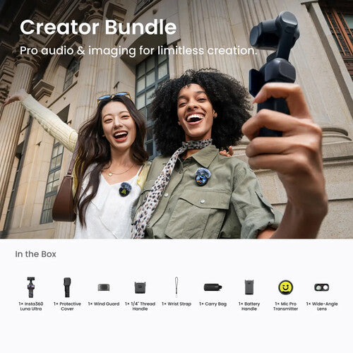 Insta360 Luna Ultra Creator Bundle - Cosmic Black