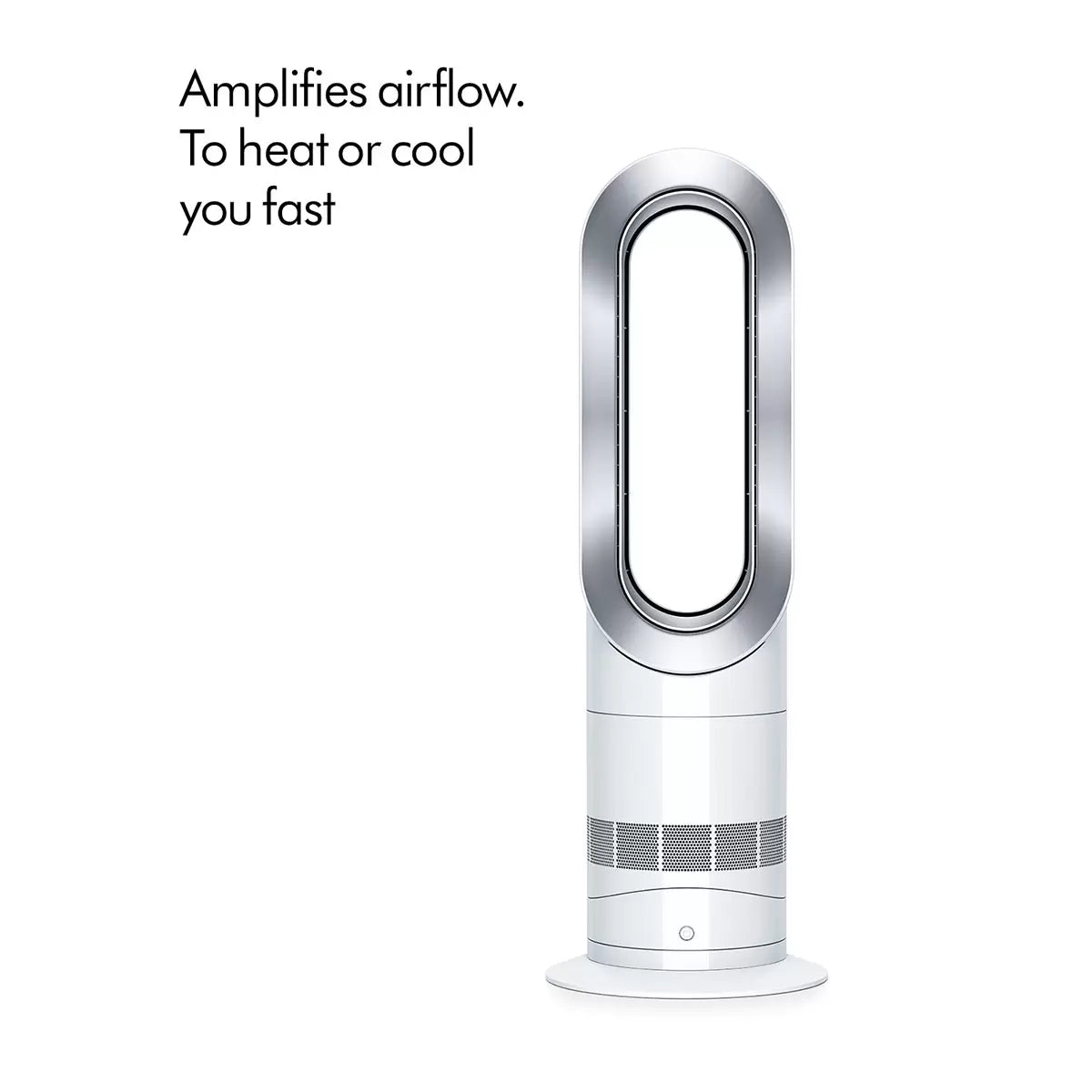 Dyson AM09 Hot+Cool Jet Focus Fan Heater - White/Nickel