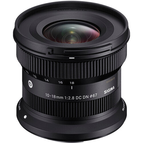 Objetivo contemporáneo Sigma 10-18 mm f/2,8 DC DN para Canon-RF