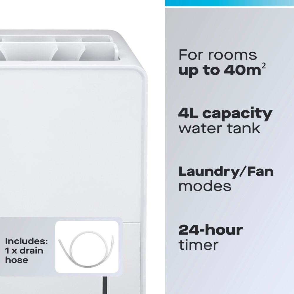 Daewoo 20L Dehumidifier with Air Purifier