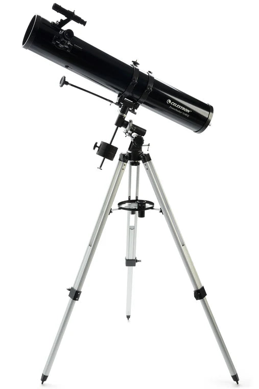 Celestron PowerSeeker 114EQ with Motor Drive and Phone Adapter