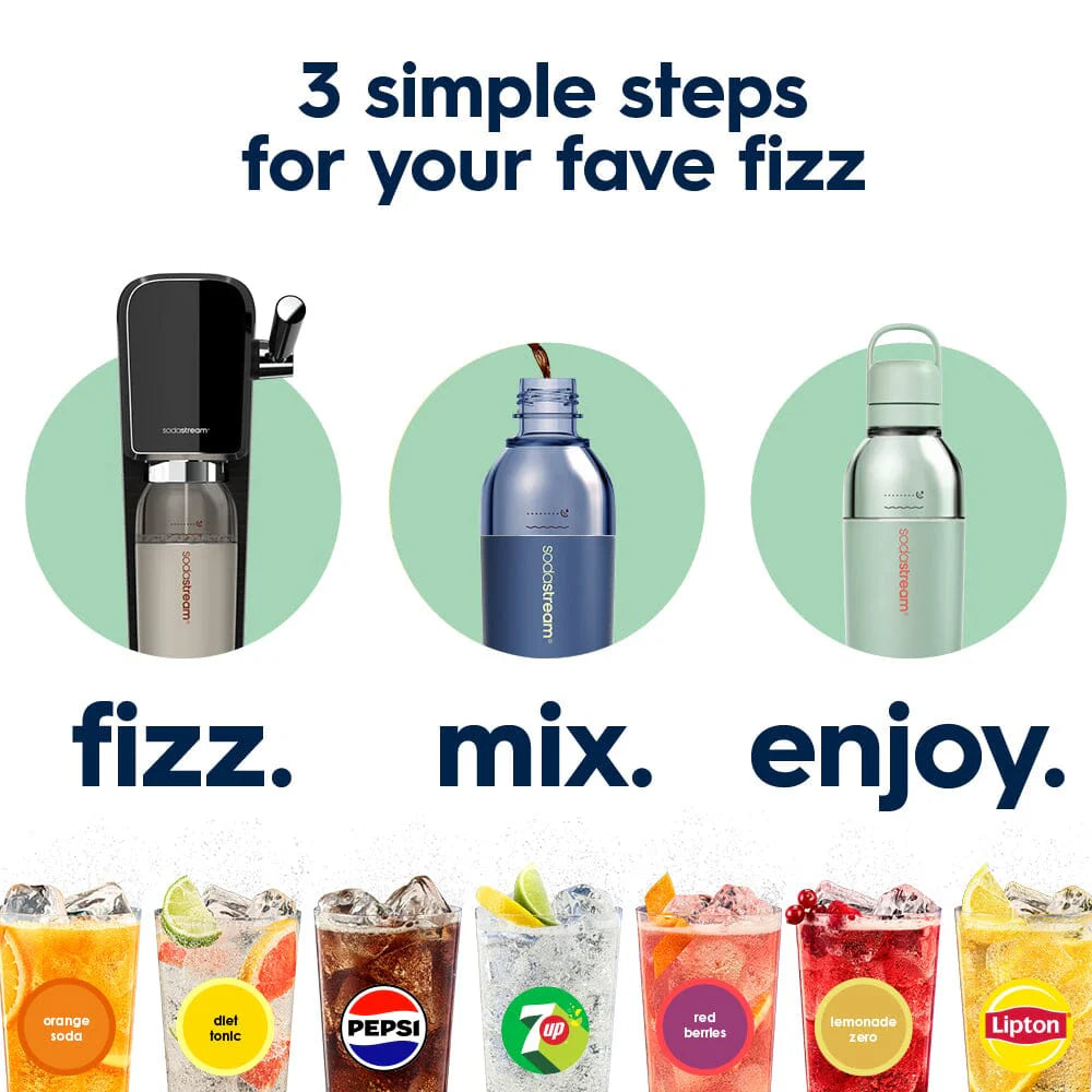 Sodastream Fizz & Go® Easy Mix Sparkling Water Bottle 710 ml