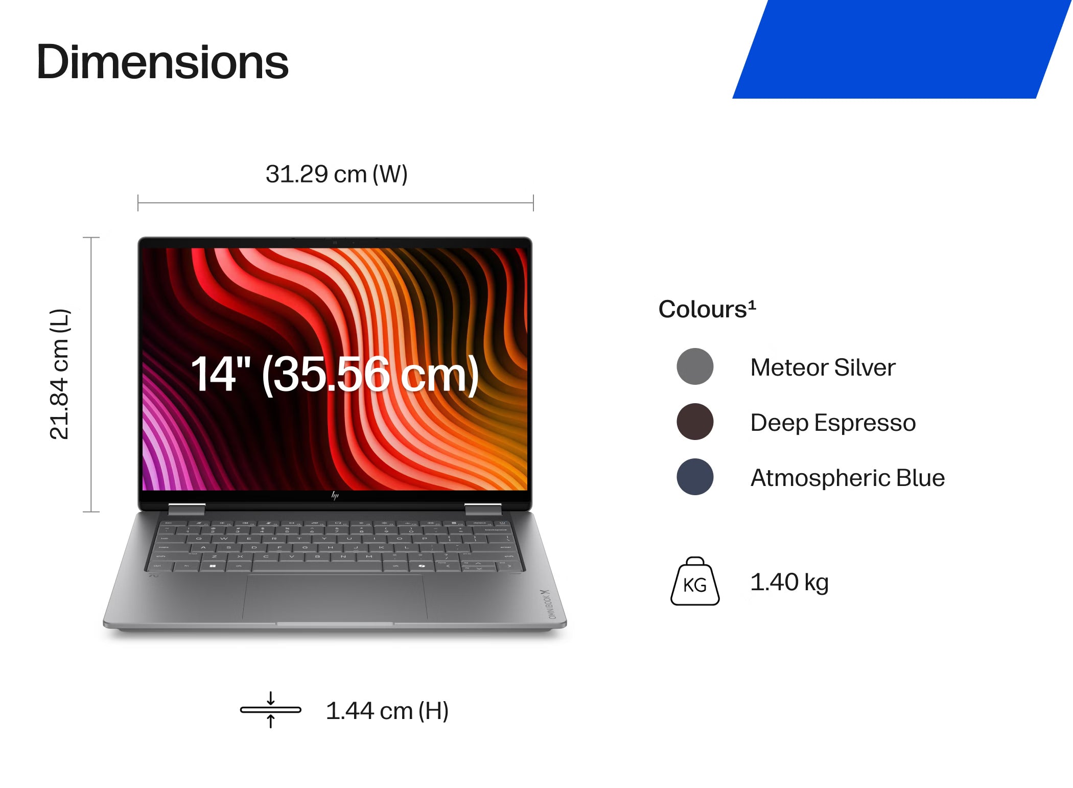 HP OmniBook X Flip 2-in-1 Laptop Next Gen AI 14-fm0005na (BG3F1EA)