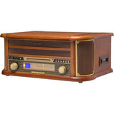 Denver Retro Wooden Record Player HiFi System | MCR-50MK3