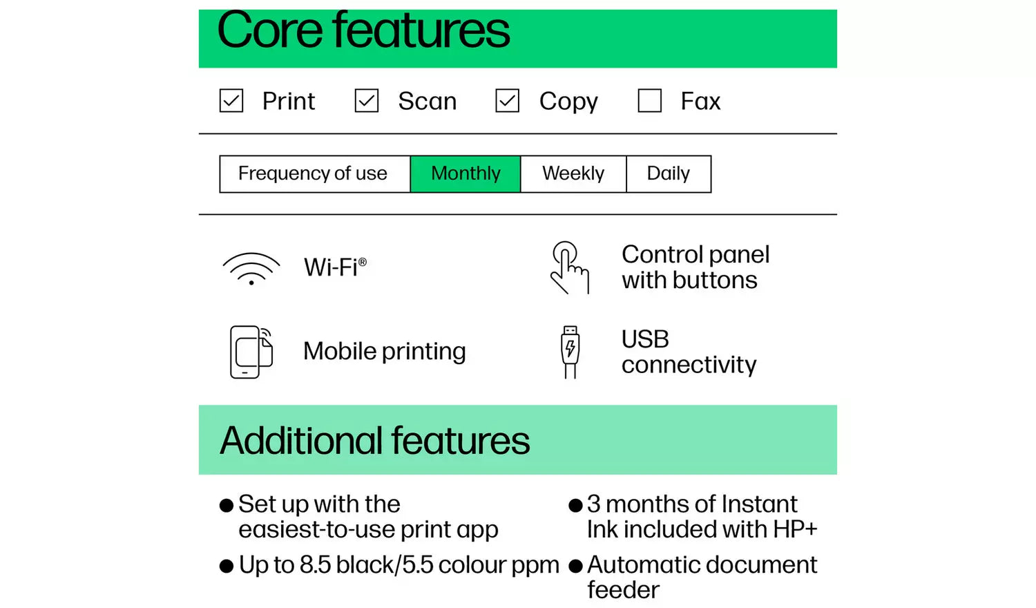 Impresora inalámbrica multifunción HP DeskJet 4220e | 588K4B 