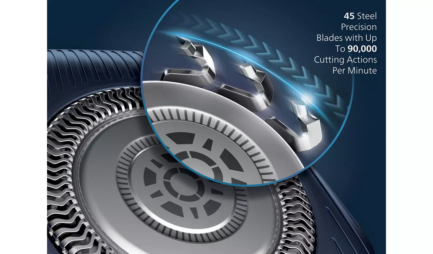 Afeitadora eléctrica Philips Serie 7000 para uso en seco y húmedo | S7886/35