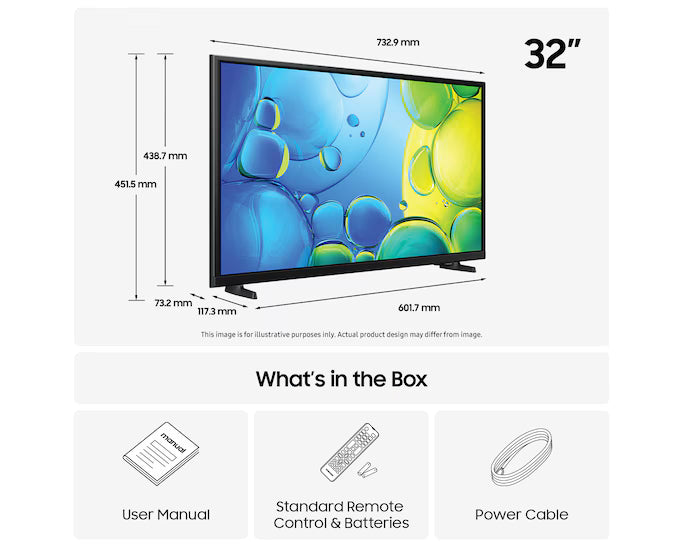 Samsung 32" Smart Full HD TV - TU32F6005FKXXC