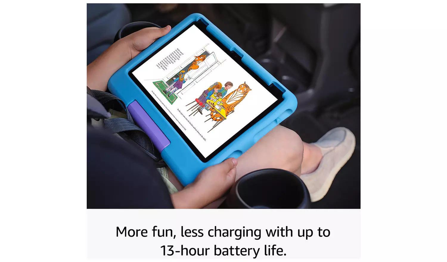 Amazon Fire HD 10 Kids Tablet 13th Gen - Blue case