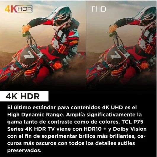 TCL P75 Series 50" UHD 4K Smart TV | 50P755