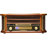 Denver Retro Wooden Record Player HiFi System | MCR-50MK3