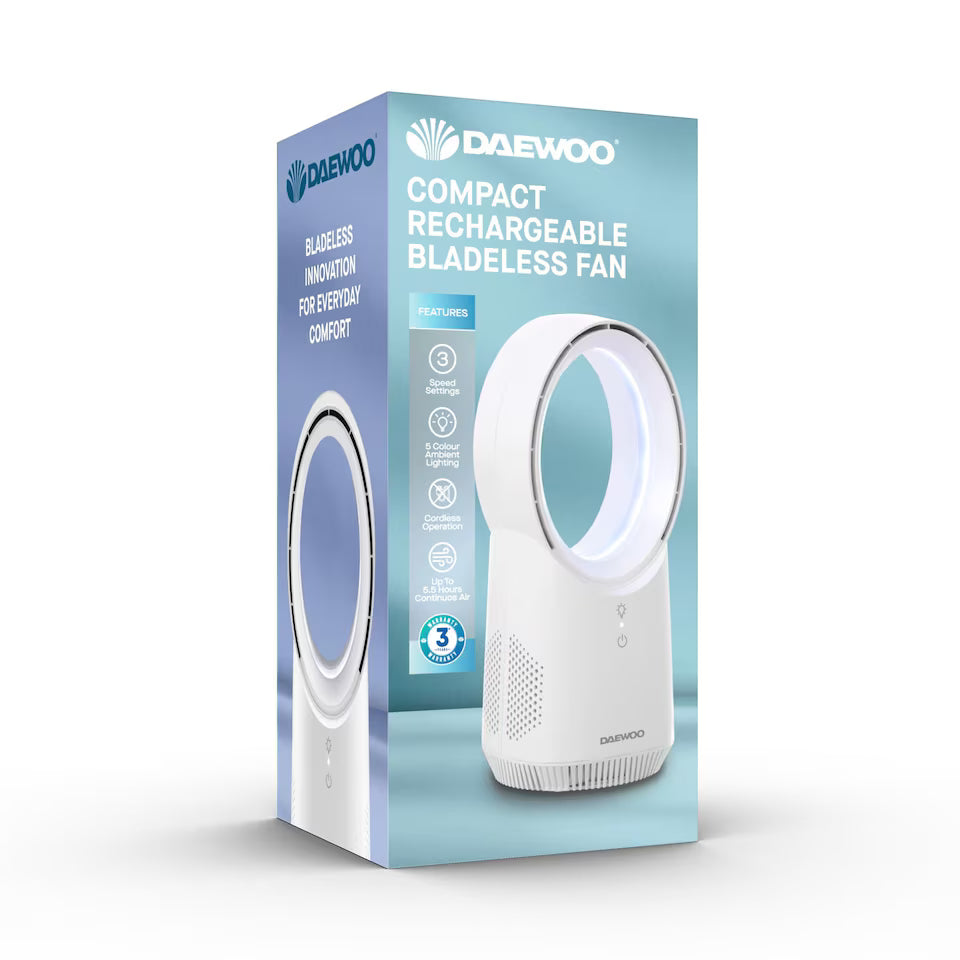 Daewoo Mini Bladeless Fan - COL1706GE