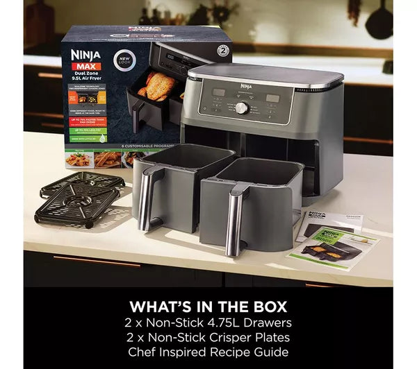 NINJA MAX 6-in-1 Dual Zone Air Fryer - DZ400