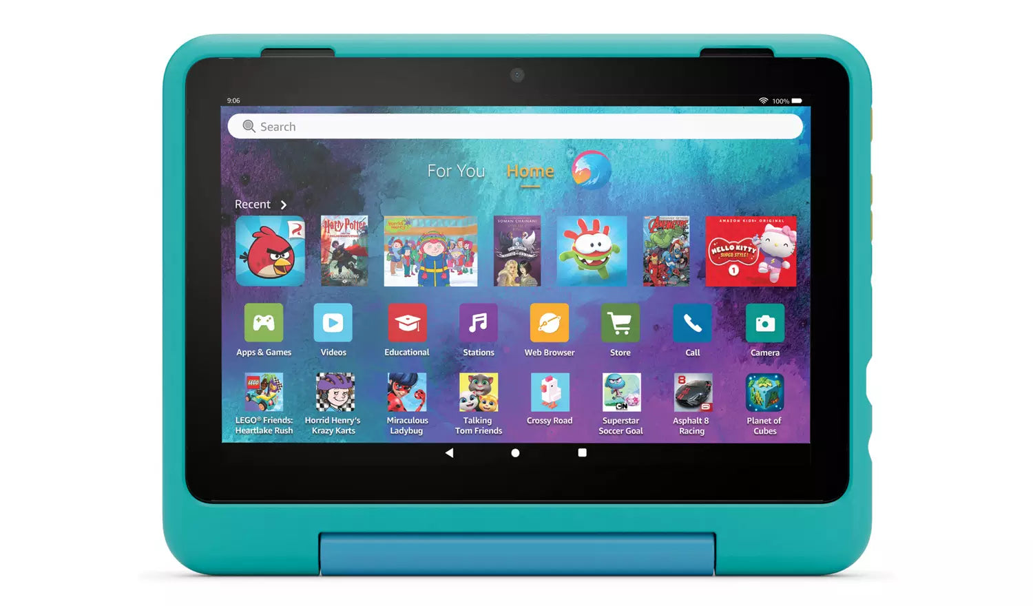 Amazon Fire HD 8 Kids Pro Tablet for 6 –12 8" 32GB - Teal