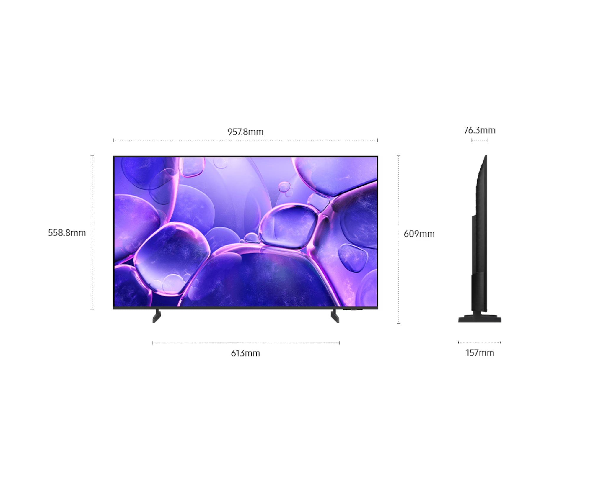 Samsung 43" Crystal UHD U8005F 4K Smart TV | TU43U8005FUXXC