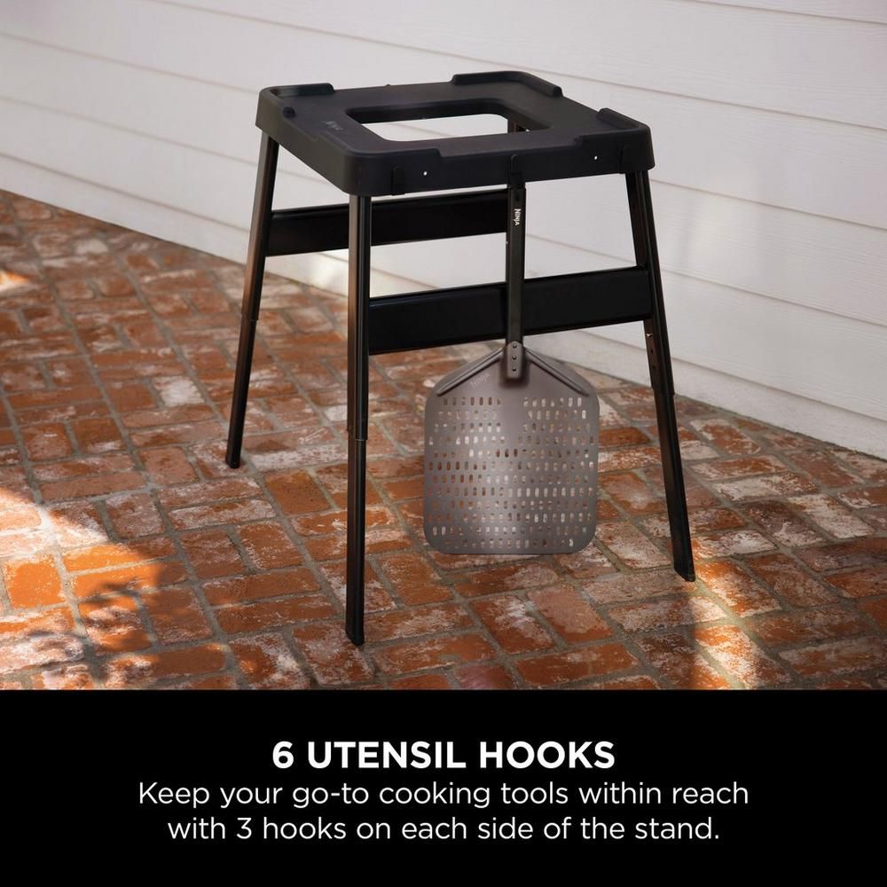 Ninja Woodfire Adjustable Stand + Side Table - 4718J800