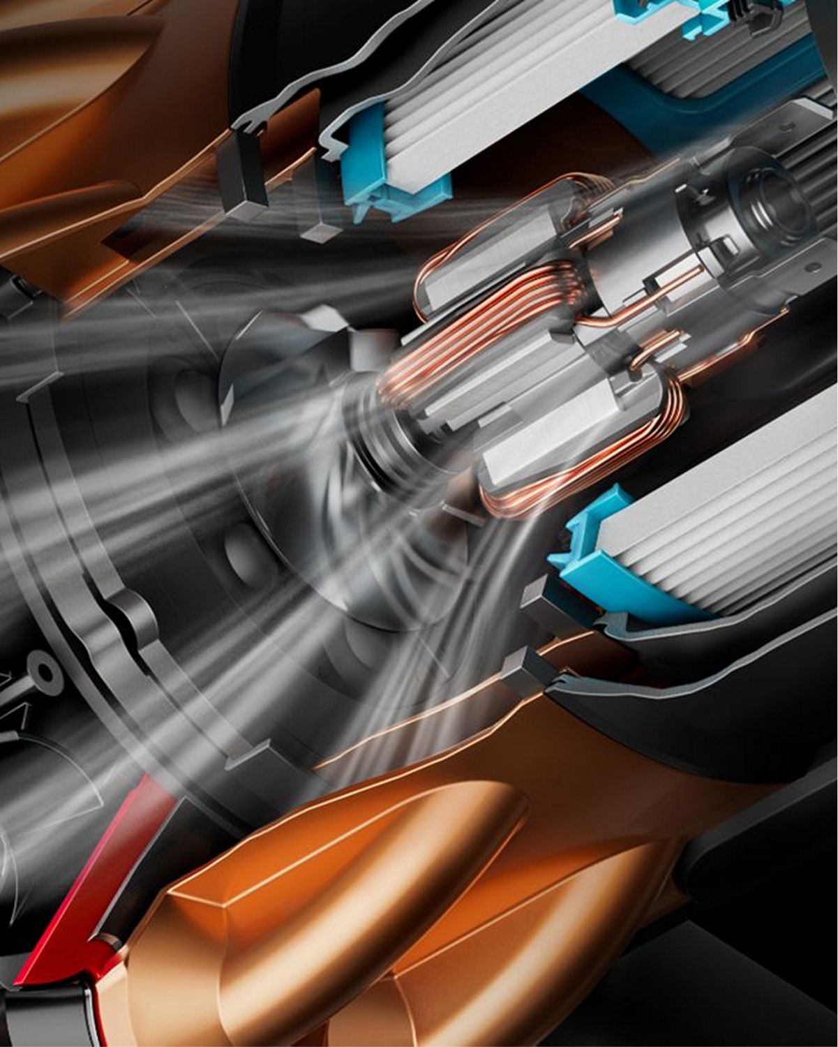 Dyson V16 Piston Animal Submarine Wet & Dry Vacuum Cleaner - Black/Copper