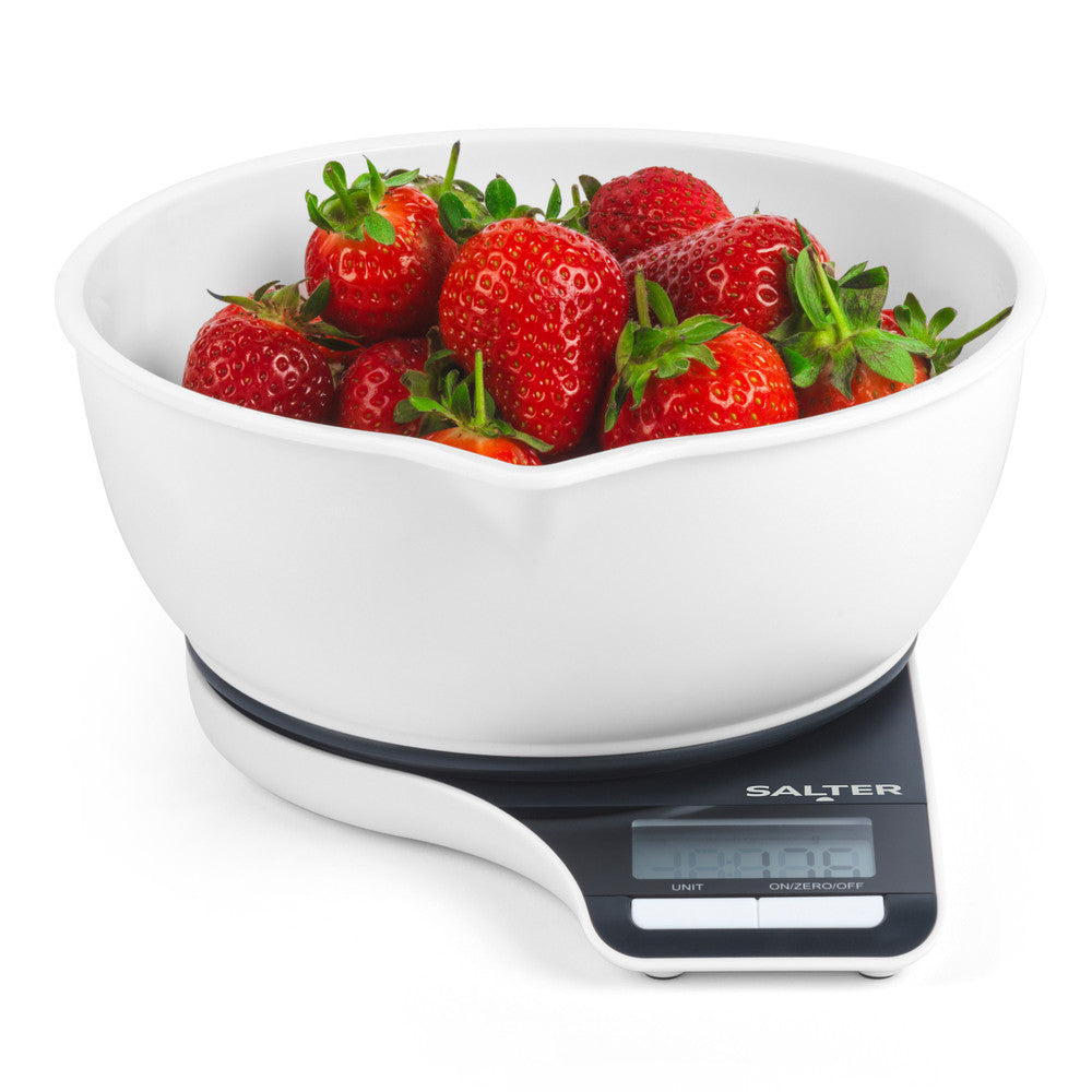 Salter Measuring Jug Digital Kitchen Scale - White